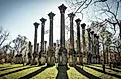 The famous Windsor Ruins in Port Gibson, Mississippi.