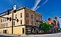 Colley Block building in downtown Cambridge, Ohio, via R Scott James - stock.adobe.com