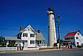 Fenwick Island Lighthouse in Delaware. Image credit George Sheldon via Shutterstock