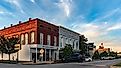 Historic downtown of Eufaula, Alabama. Editorial credit: JNix / Shutterstock.com.