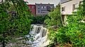 Beautiful Scenery in the Small Town of Chagrin Falls Ohio.