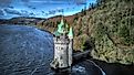 Cinderella Castle in Lake Vyrnwy