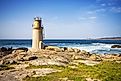 Faro de Muxía, the humble lighthouse watching over the "Coast of Death" spanning part of Spain's rugged Galician shoreline.