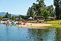 Lake Pend Oreille in Sandpoint, Idaho. Editorial credit: Kirk Fisher / Shutterstock.com.