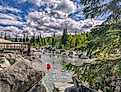 People relaxing in the Chena Hot Springs, Fairbanks, Alaska. Image credit Jacob Boomsma via shutterstock