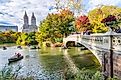 Central Park in New York City looking pretty in fall colors. Editorial credit: GagliardiPhotography / Shutterstock.com