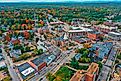 Aerial view of Dover, New Hampshire