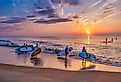 Sunrise in Bethany Beach, Delaware. Image credit David Kay via Shutterstock