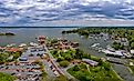 The harbor in St. Michaels, Maryland.