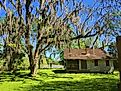 An abandoned house in Cahaba, Alabama.