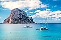 Es Vedra, Ibiza, Spain, Balearic Sea. 