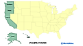 The 5 Pacific States, United States