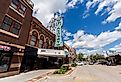 Downtown Fargo and the Fargo movie theater, North Dakota. Image credit David Harmantas via Shutterstock