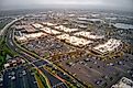 Aerial view of the Twin Cities suburb of Maple Grove, Minnesota. 