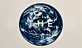 Artistic image of Earth with "THE" text inscribed at the center. Image credit Cory Price via Worldatlas.