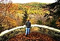 Fall colors at Clear Fork Gorge in Mohican State Park, in northern Ohio. Image credit Dennis MacDonald via Shutterstock