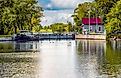 Fox River Lock And Canal at De Pere, Wisconsin