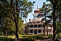 Longwood Plantation Octagon House, an Antebellum Victorian Octagonal Mansion, Natchez, Mississippi. Image credit Dietmar Rauscher via Shutterstock