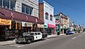 Downtown area of Mount Airy, North Carolina. Image credit Nagel Photography via Shutterstock.