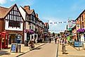 Street view in Stratford-Upon-Avon, England, via Sergii Figurnyi / Shutterstock.com