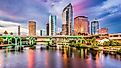 The Tampa Skyline as Seen from the Bay