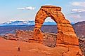 Delicate Arch in Arches National Park, Moab, Utah. 