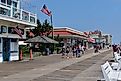 View of the boardwalk in Rehoboth Beach, Delaware. Editorial credit: Foolish Productions / Shutterstock.com