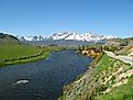 Beautiful town of Stanley, Idaho.