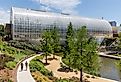 People walk through the Myriad Botanical Gardens in downtown Oklahoma City. Image credit Alonzo J. Adams via Shutterstock