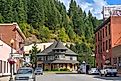 The Railroad Museum in Wallace, Idaho. Editorial credit: Kirk Fisher / Shutterstock.com