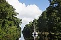 Dismal Swamp Visitor Center docks, Chesapeake, Virginia.