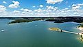 Table Rock Lake near Branson, Missouri.