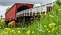 Roseman Covered Bridge in Winterset, Madison County, Iowa.