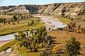 Little Missouri River in Theodore Roosevelt National Park