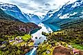 A gorgeous fjord in Norway.