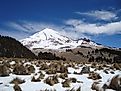 Citlaltepetl volcano of the Sierra Madre Oriental