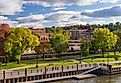 View of the harbor in Red Wing, Minnesota. Editorial credit: Steve Heap / Shutterstock.com