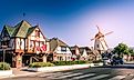 View of Main Street in Solvang, California. Editorial credit: Valeriya Zankovych / Shutterstock.com