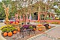 Historic downtown Natchitoches, Louisiana, decorated for fall. Image credit VioletSkyAdventures via Shutterstock