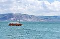 Boat at Sea of Galilee