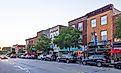 The business district on Lincolnway Street