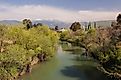 The Jordan River in Israel.