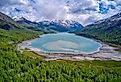 Aerial View of Lake Eklutna in Chugach State Park. Image credit Jacob Boomsma via Shutterstock