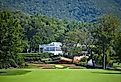 The Greenbrier is a luxury resort located near White Sulphur Springs West Virginia and is Home of the Greenbrier Classic PGA Tour FeDex Cup Event. Image credit Mark Winfrey via Shutterstock