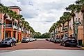 View of Market Street in Celebration, Florida. Image credit JennLShoots via Shutterstock