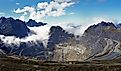 Grasberg Open Pit Mine, the highest open pit mine in the world, located in 4400masl, Papua Indonesia.