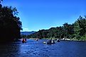 Canoeing the Winooski River in Vermont. Editorial credit: Malachi Jacobs / Shutterstock.com