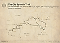 map showing the old Spanish trail