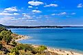 Stunning beaches of Canyon Lake, Texas. Image credit Tricia Daniel via Shutterstock