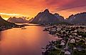 The midnight sun in Norway